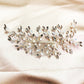 #05419019 Peignes à Cheveux en Cristal de Strass 7*19cm