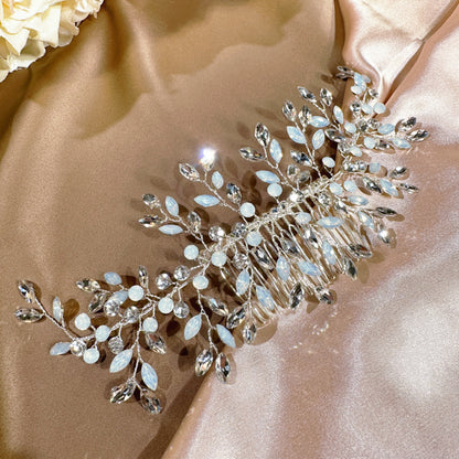#05419019 Peignes à Cheveux en Cristal de Strass 7*19cm
