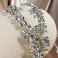 23880935Elevate Your Wedding Day Style with Our Glittering Large Rhinestone Headpiece