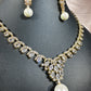 231202021 Élégant Collier Lavallière en Zircon Cubique - Ajoutez une Touche de Glamour à Votre Tenue