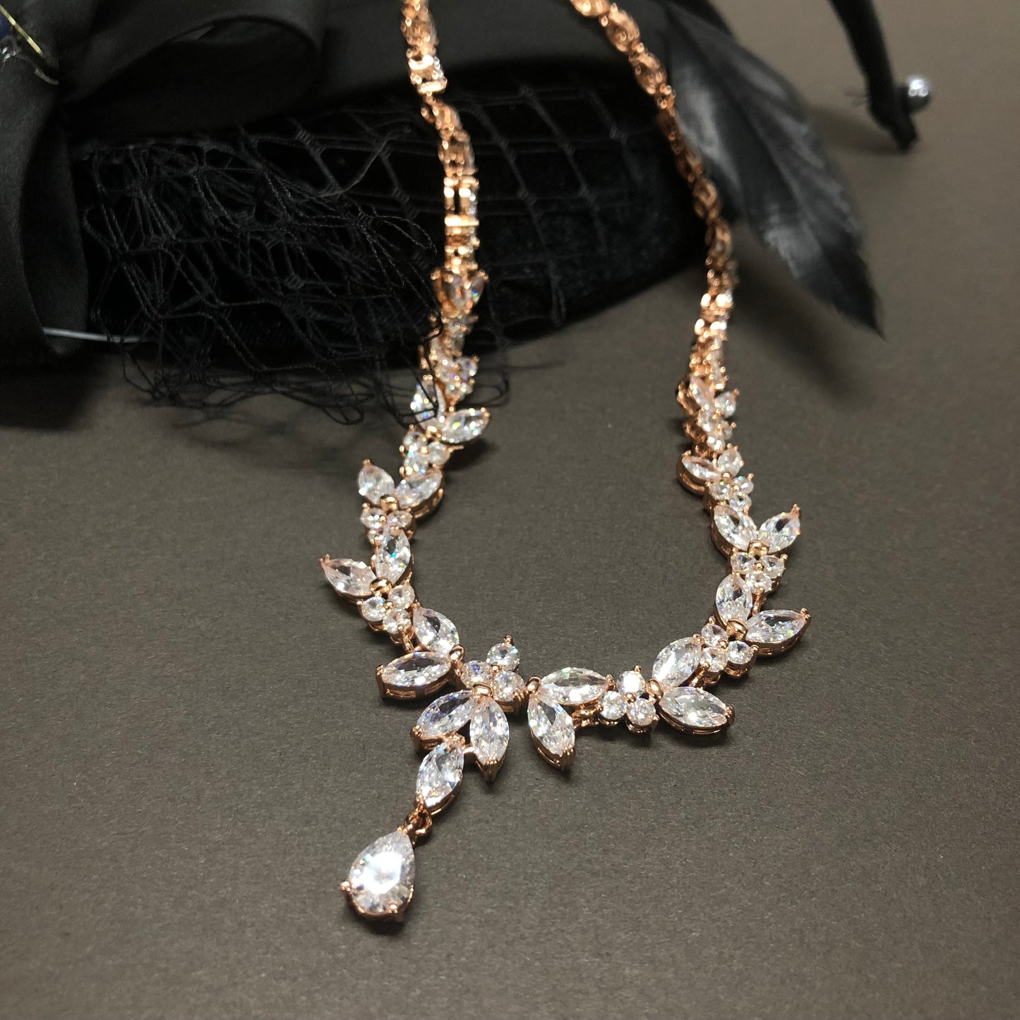 #15518012 Sparkle in Style: Stunning Cubic Zirconia Jewelry Sets for Every Occasion (Gold, Rose-Gold, &Silver)