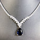 #23872011 Parure de Bijoux de Luxe Scintillante et Délicate en Zircon Cubique pour Mariées (Réapprovisionnement couleur argent après le 15 juin)