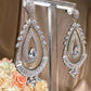 #11532011 Cubic Zirconia Earrings 5.6*2.1cm
