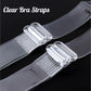 #20310241 Invisible Clear Bra Strap Non-Slip Adjustable Bra Strap Soft 1 Pair Transparent Shoulder Strap
