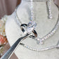 #23282005 Four Piece Cubic Zirconia Jewelry Sets