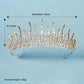 23292858 Royal Style Tiara for Wedding, Party, Birthday available Silver & Gold