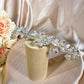 2301278428 Serre-tête Chic et Romantique Feuilles et Fleurs pour Mariées (Doré et Argenté)