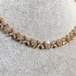 23602027 Sparkling Mini Flower and Leaf Tennis Necklace with Cubic Zirconia