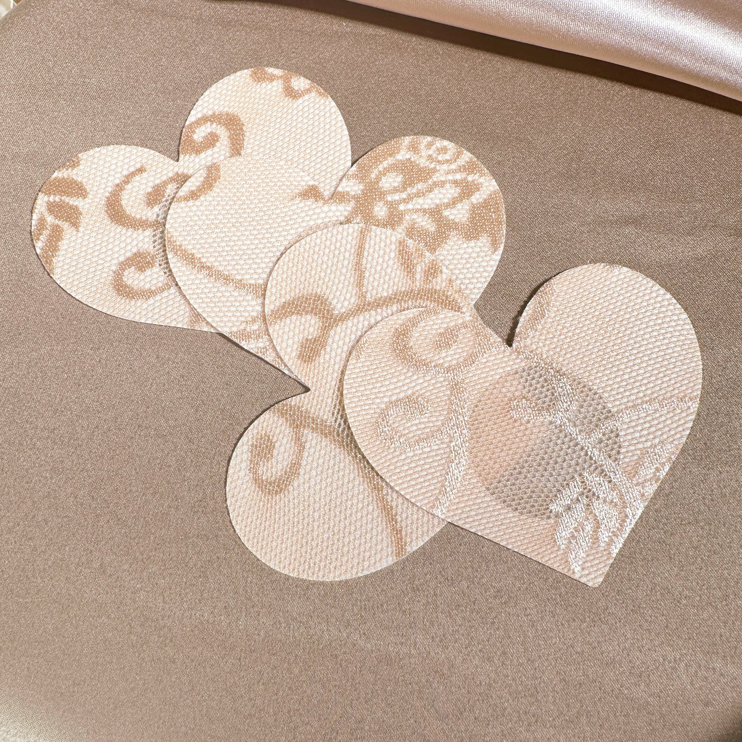Lace Cover Adhesive Pasties ( Available in Shape Hearts, Floral & Round)