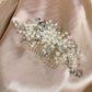 23306323 Elegant Pearl Hair Comb with Sparkling Rhinestones | For Bridal Hairstyle | Wedding