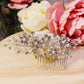 # 06442057 Peigne à cheveux en strass (argent, or et or rose)