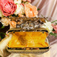 #12819102 Roses cover Rhinestone Clutches (Golden, Silver, Black)
