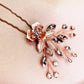 #02442040 Rhinestone Hairpin Available in Color Silver & Rose Gold