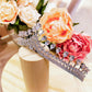 #19432002 Cubic Zirconia, Rhodium-Plated Tiara