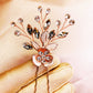 #02442040 Rhinestone Hairpin Available in Color Silver & Rose Gold