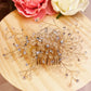 #07418213 Peignes et barrettes fabriqués à la main de mariée en cristal/alliage