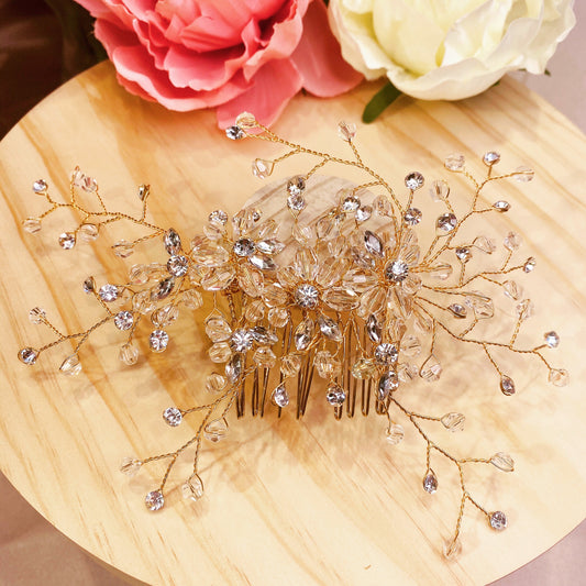 #07418213 Bridal Crystal/Alloy Hand Made Combs & Barrettes