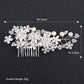 # 06442057 Peigne à cheveux en strass (argent, or et or rose)