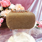 #12819102 Roses cover Rhinestone Clutches (Golden, Silver, Black)