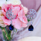 #06538106 Cubic Zirconia Earrings (Green, Blue, Silver)