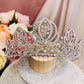 #13432003 Tiara de mariée de luxe en oxyde de zirconium - Élégant ornement de tête de mariage